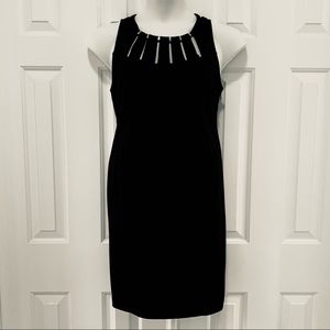 Lane Bryant Sleeveless Dress w/ silver accents